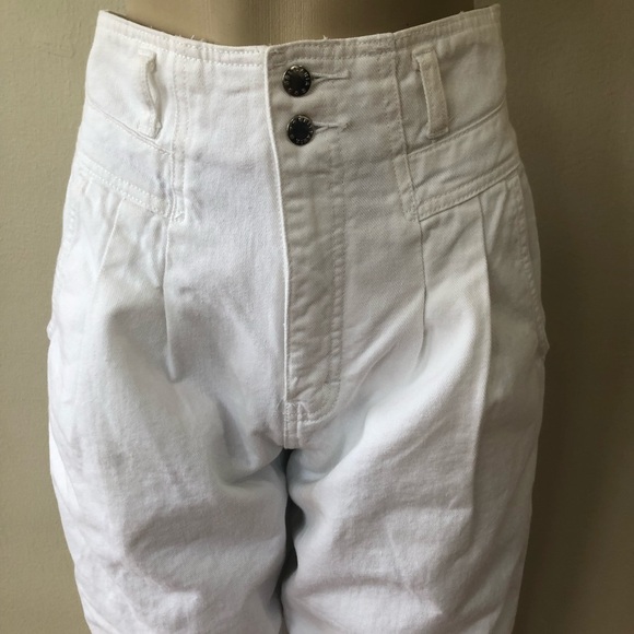 Vintage 80s Brittania High Waisted Bareback Jeans - Picture 2 of 12